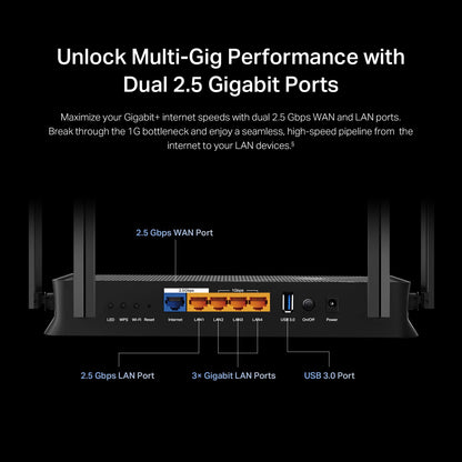 TP-Link AX1800 WiFi 6 Smart WiFi Router (Archer AX23) - Dual Band Gigabit Wireless Internet Router, OFDMA, Parental Controls, Long Range Coverage
