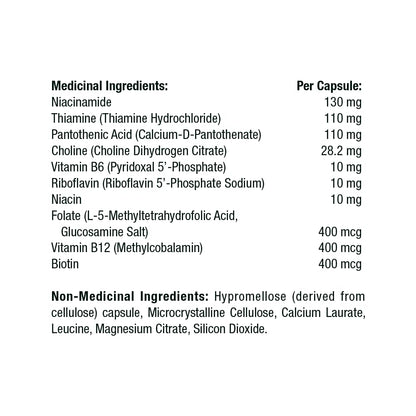 Thorne B Complex - B Vitamins in Their Active Forms - 60 Capsules