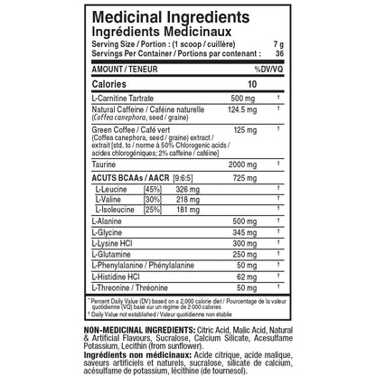 ALLMAX Nutrition ACUTS - Amino Acid Powder Supplement with Taurine, L-Carnitine, Green Coffee Bean Extract - Cotton Candy - 252 g