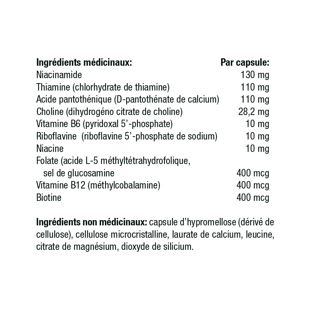 Thorne B Complex - B Vitamins in Their Active Forms - 60 Capsules