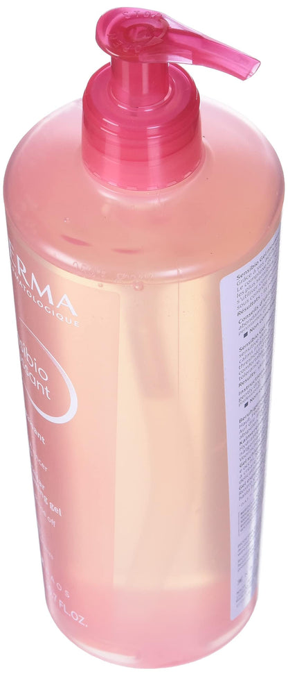 Bioderma Sensibio Cleansing Foaming Gel and Make-Up Removing Refreshing feeling for Sensitive Skin Unscented, 16.7 Fl Oz