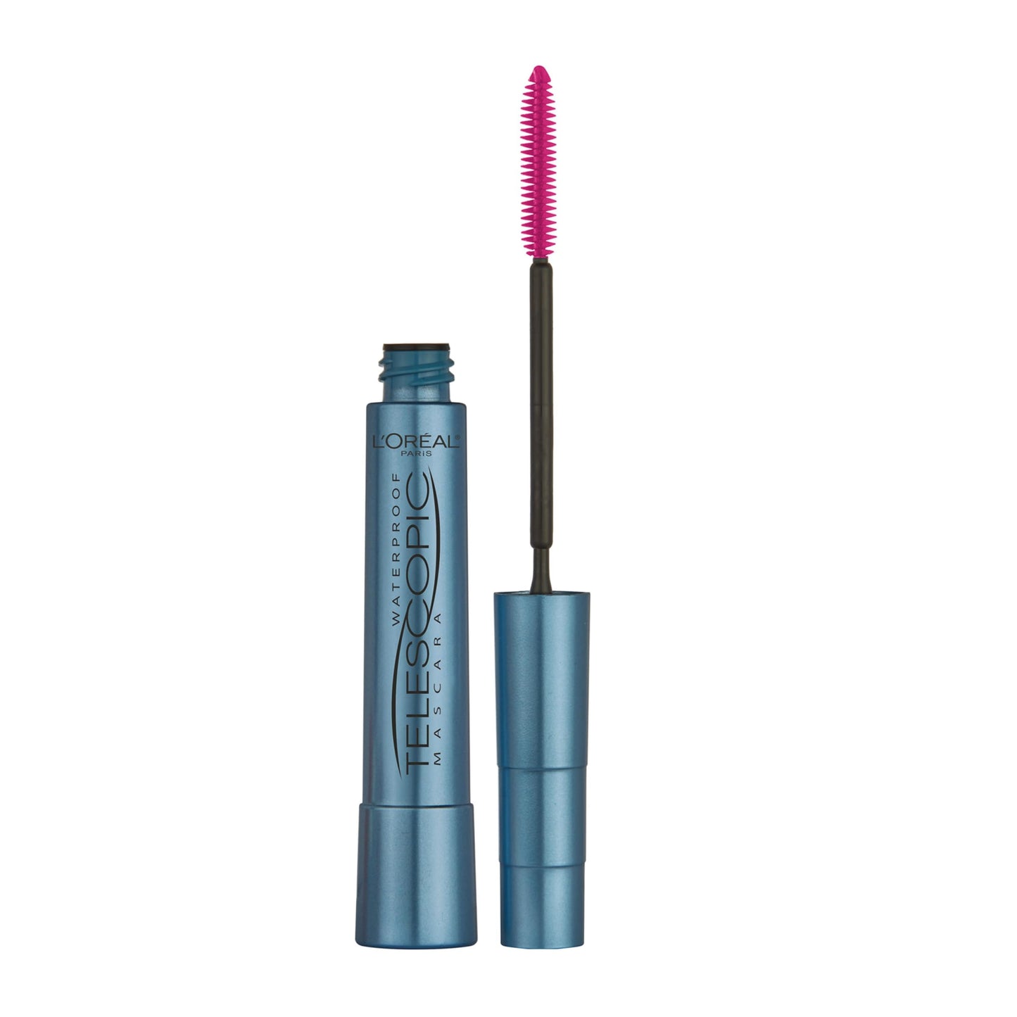 L’Oréal Paris Telescopic Mascara, Eyelash Lengthening Mascara, Unique Non-Clumping Formula, Delivers Intense Length, For Sensitive Eyes, Blackest Black, 8 ml