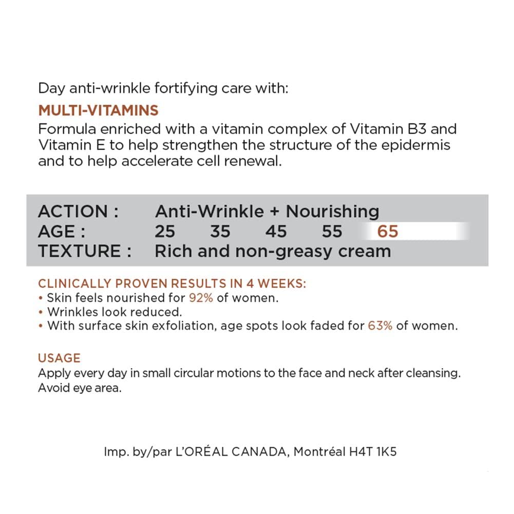 L’Oréal Paris Anti-Aging Face Cream 55+, Day & Night Skincare, Wrinkle Expert, With Calcium to Reduce the Look of Wrinkles, 50mL
