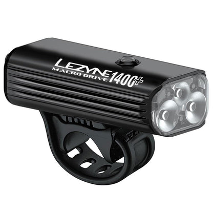 Lezyne Macro Drive Bicycle Front Light, White LED, Road, Mountain, Gravel Bike, USB Rechargeable