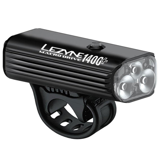 Lezyne Macro Drive Bicycle Front Light, White LED, Road, Mountain, Gravel Bike, USB Rechargeable