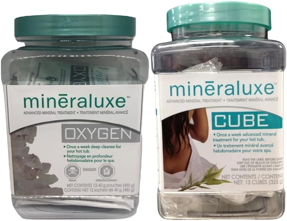 Dazzle Mineraluxe Weekly Spa and Hot Tub Care System (no sanitizer included)