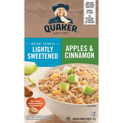 Quaker Regular Instant Oatmeal, 10 Packets, 280g