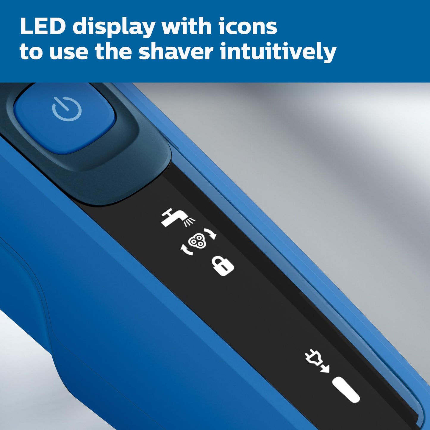 Philips Electric Shaver Series 5000, Wet & Dry with Charging Stand, S5898/25