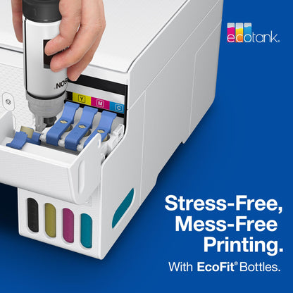 EPSON 522 EcoTank Ink Ultra-high Capacity Bottle Colour Combo Pack (T522520-S) Works with EcoTank ET-2400, ET-2720, ET-2800, ET-2803, ET-2840, ET-4700, ET-4800, ET-4810