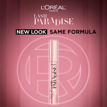 L’Oréal Paris Voluminous Lash Paradise Mascara, Lengthening Mascara, Volume & Length for Up to 24 Hours with Flower Oil Infused Conditioning Formula for Sensitive Eyes, Blackest Black, 0.28 fl. oz.