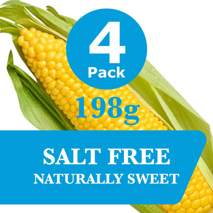 Green Giant Naturally Sweet Sweetcorn No Added Salt (4x198g)