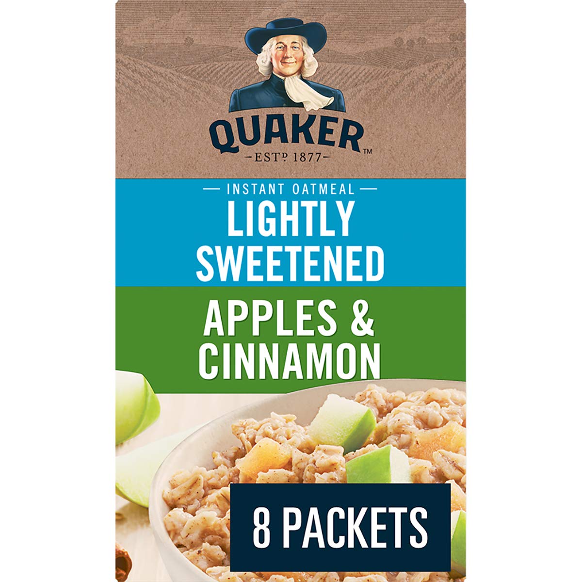 Quaker Regular Instant Oatmeal, 10 Packets, 280g