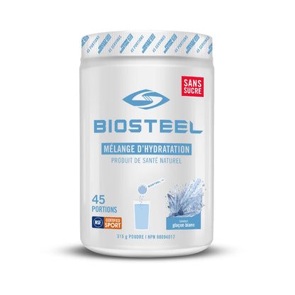 BioSteel Hydration Mix, Great Tasting Hydration with Zero Sugar, and No Artificial Flavours or Preservatives, Grape Flavour, 45 Servings per Tub
