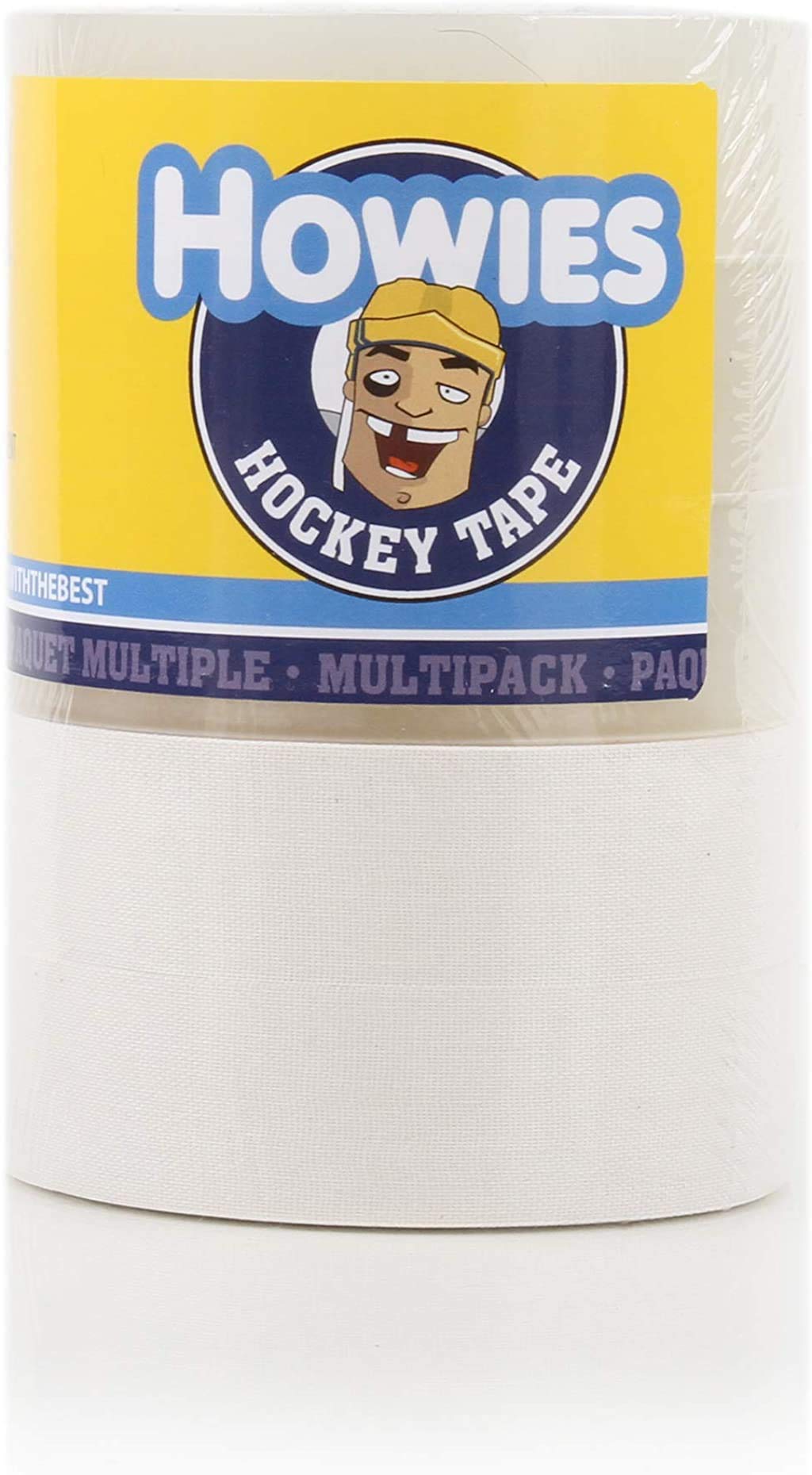 Howies Hockey Tape 5 Roll Pack of White Hockey Tape (White (5))