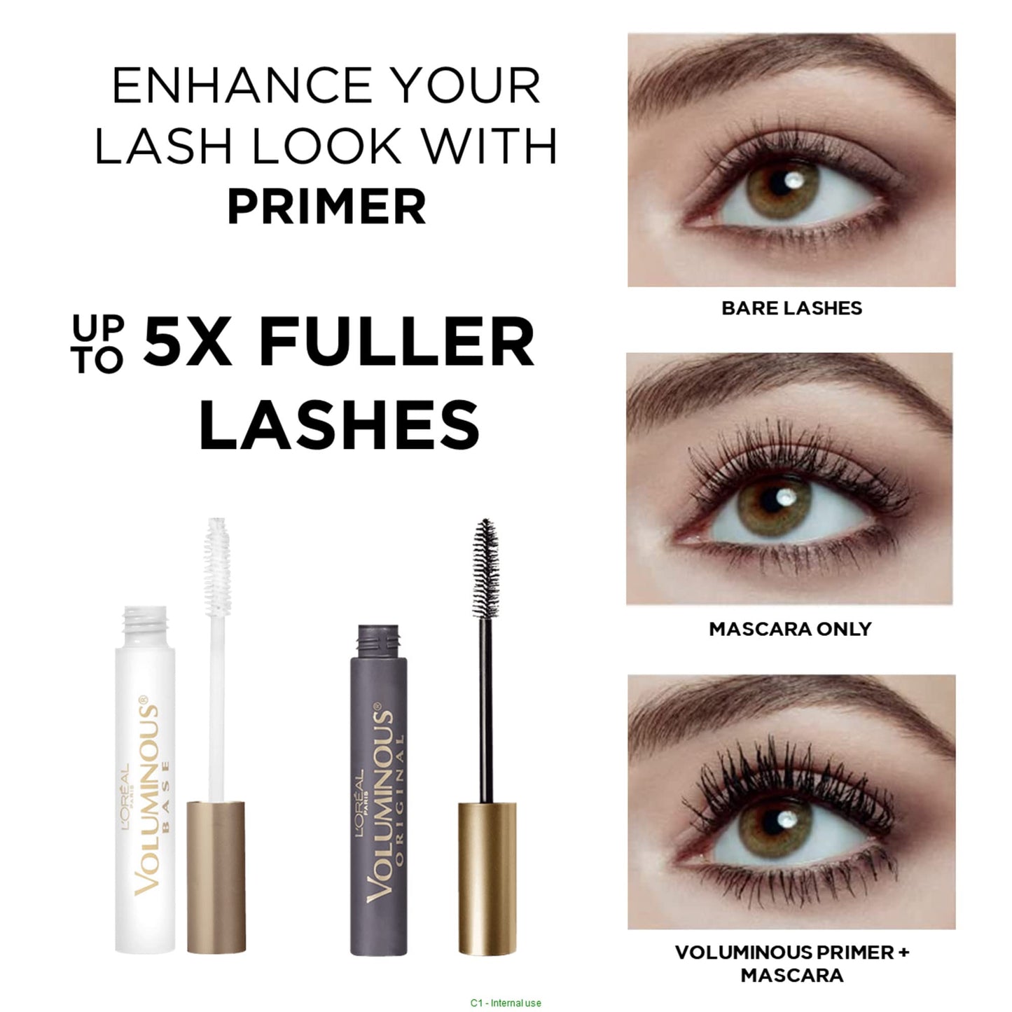 L’Oréal Paris Telescopic Mascara, Eyelash Lengthening Mascara, Unique Non-Clumping Formula, Delivers Intense Length, For Sensitive Eyes, Blackest Black, 8 ml