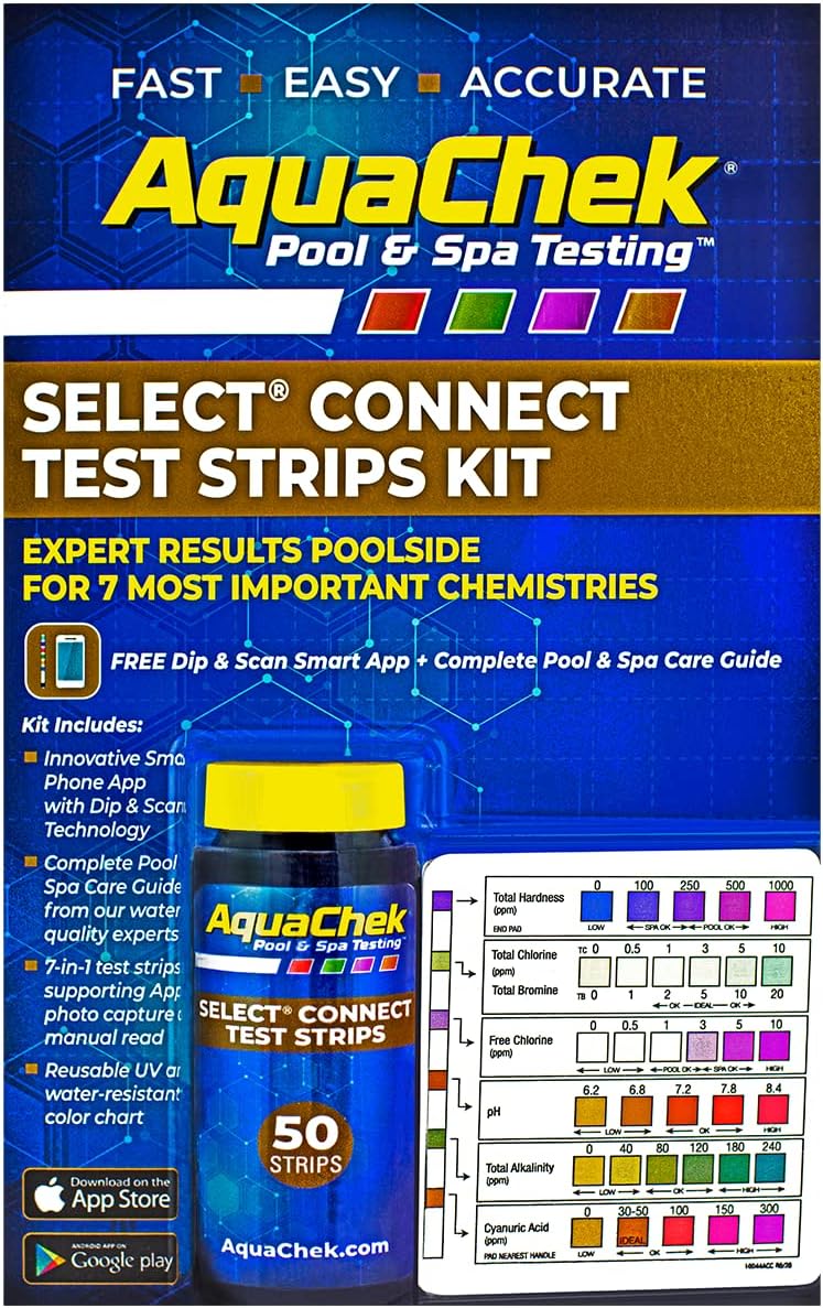 AquaChek 541604A Select Kit Test Strip for Swimming Pools