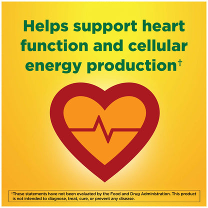 Nature Made CoQ10 200mg, Dietary Supplement for Heart Health Support, 105 Softgels, 105 Day Supply