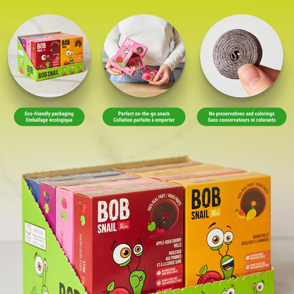 Bob Snail Healthy Snacks Berry Mix Family Pack - Nut free fruit Rolls with Blueberry, Raspberry & Strawberry, Candy box Fruit Snacks, All Natural Healthy Snacks for kids, No Added Sugar sour Candy, 80 pcs Pack / 800 gram candy bulk (Blueberry, Raspberry &