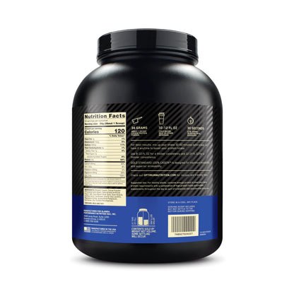 OPTIMUM NUTRITION GOLD STANDARD 100% Micellar Casein Protein Powder, Slow Digesting, Helps Keep You Full, Overnight Muscle Recovery, Creamy Vanilla, 0.91 kg