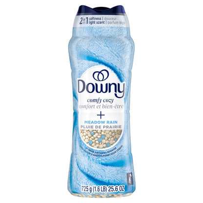 Downy Comfy Cozy In-Wash Laundry Scent Booster Beads, Meadow Rain Scent, Softness and Freshness, 725 Grams