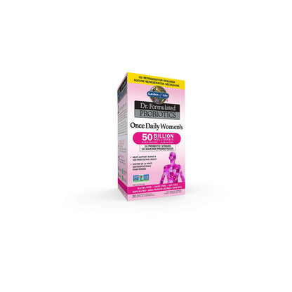 Garden of Life - Dr. Formulated Probiotics Once Daily Women's | Supports Women's Gut Health & Digestion | Eases Gas & Bloating | 50 Billion CFU + 16 Probiotic Strains | Gluten Free, Dairy Free, Soy Free