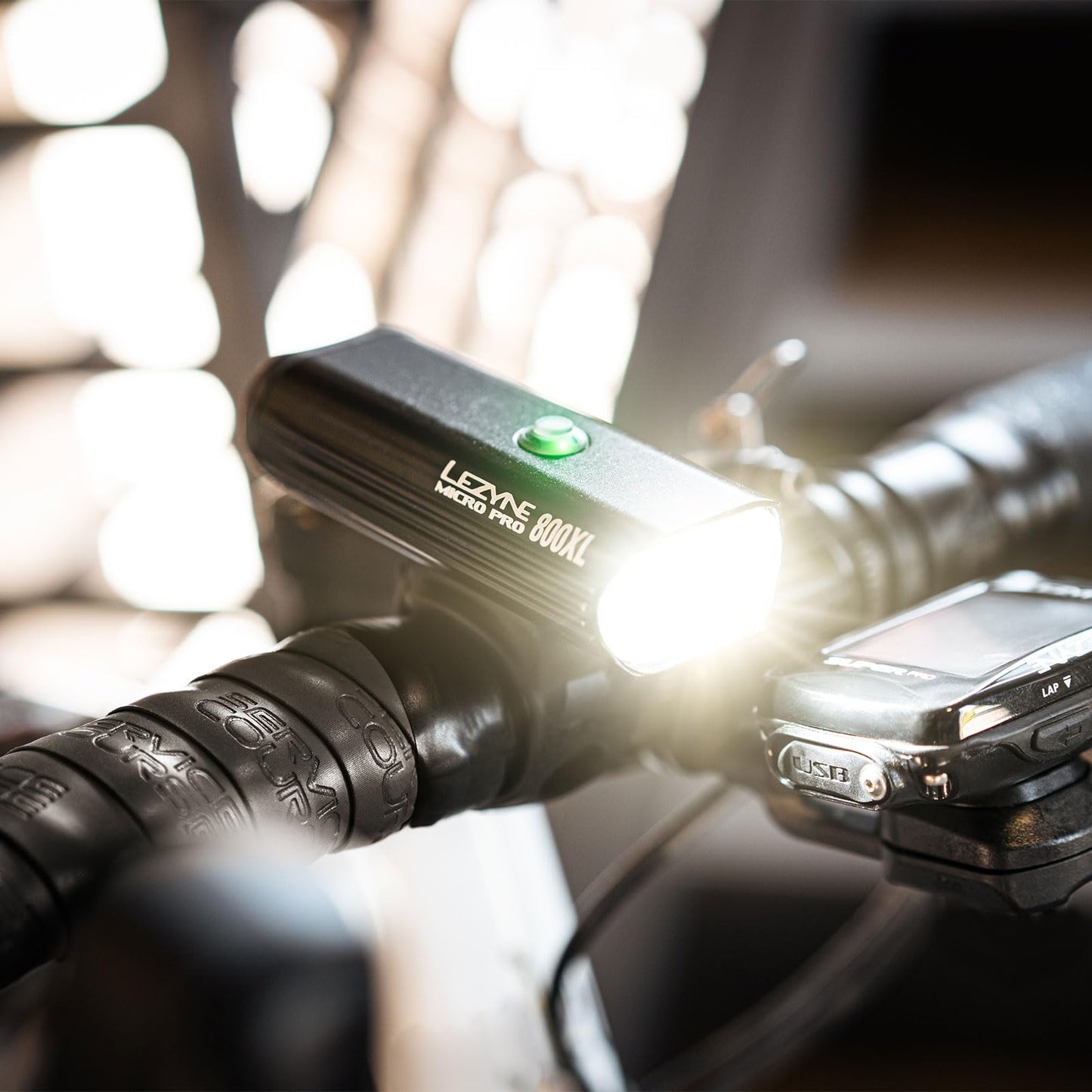 Lezyne Micro Drive Pro Bicycle Front Light, White LED, Road, Mountain, Gravel Bike, USB Rechargeable