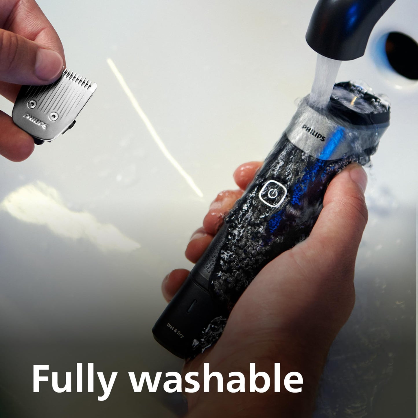 Philips Multigroom Series 3000 Cordless with 10 Trimming Accessories, Lithium-Ion and Storage Bag, MG3750/10