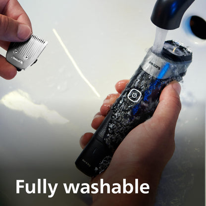Philips Multigroom Series 3000 Cordless with 10 Trimming Accessories, Lithium-Ion and Storage Bag, MG3750/10