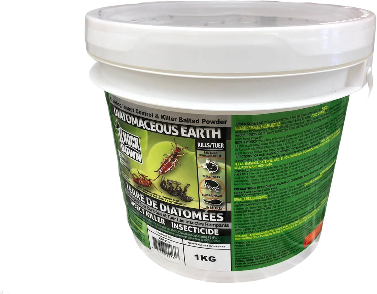 Diatomaceous Earth for Bed Bugs, Ants, Cockroaches and All Kind of Crawling Insects - KnockDown