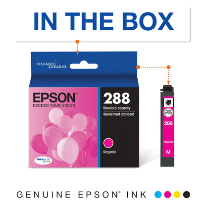 Epson 288 DURABrite Ultra Standard Capacity Cartridge Ink, Colour Combo Pack (T288520)