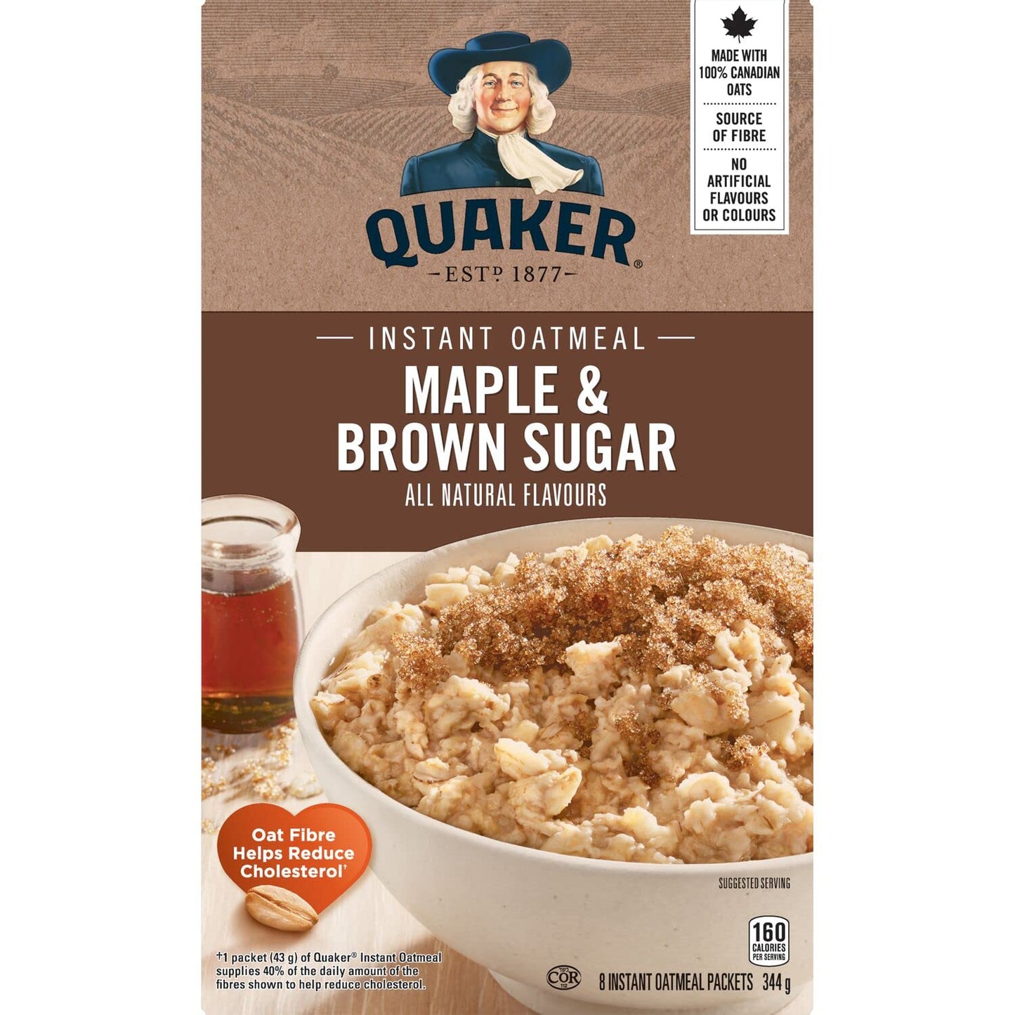 Quaker Regular Instant Oatmeal, 10 Packets, 280g