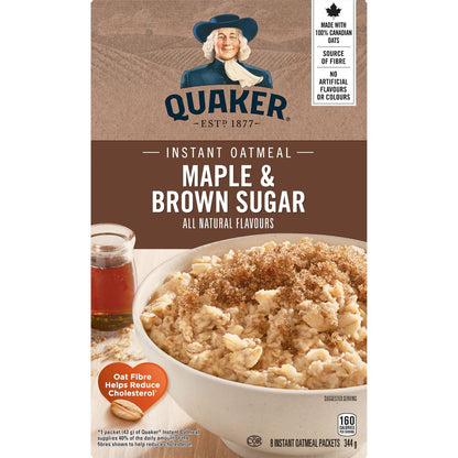 Quaker Regular Instant Oatmeal, 10 Packets, 280g