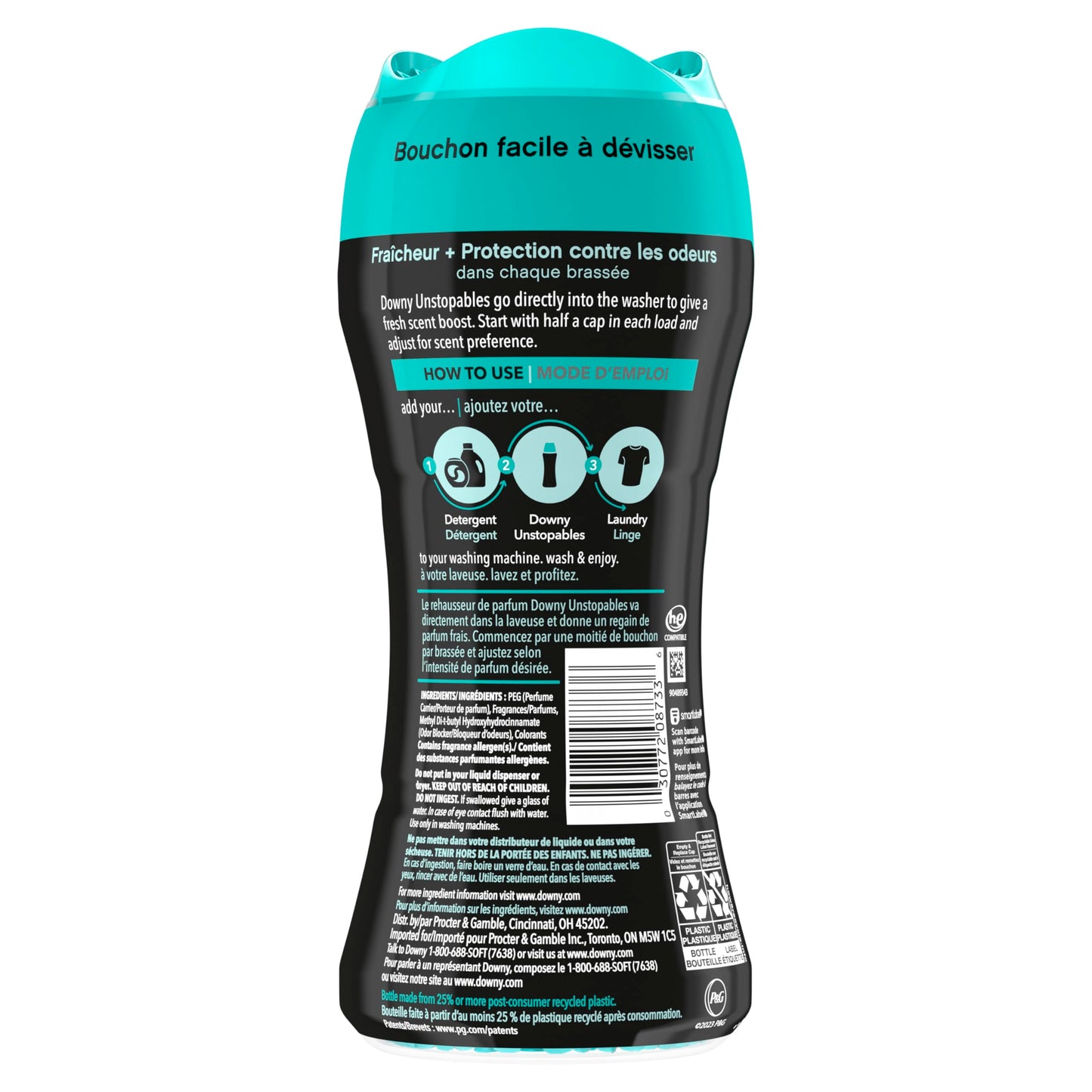Downy Unstopables In-Wash Laundry Scent Booster Beads, Fresh, 680 gr
