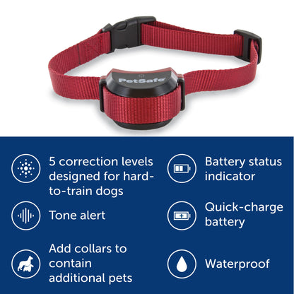 PetSafe Stay and Play Wireless Pet Fence for Stubborn Dogs from The Parent Company of Invisible Fence Brand Above Ground Electric Pet Fence with Waterproof and Rechargeable Training Collar
