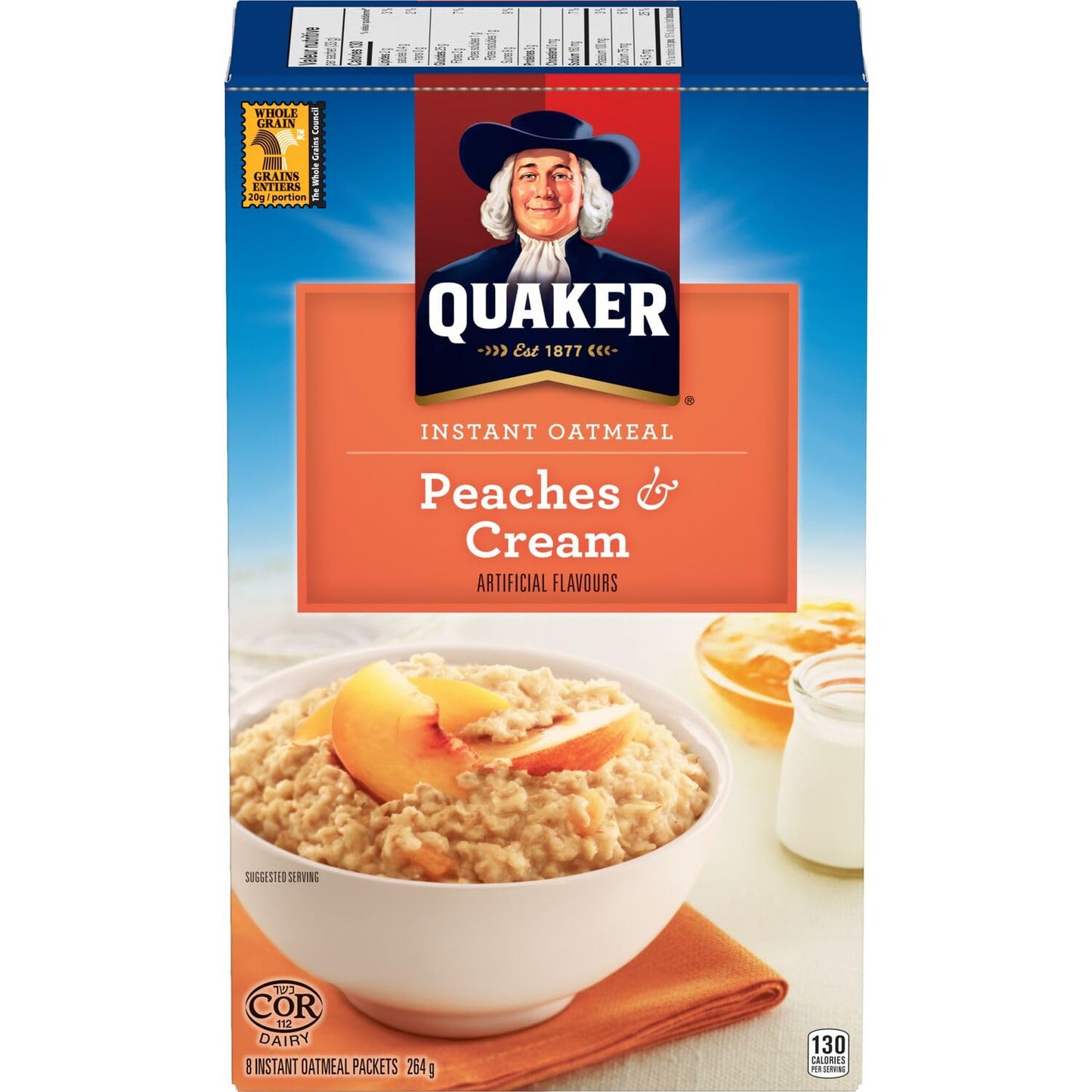 Quaker Regular Instant Oatmeal, 10 Packets, 280g