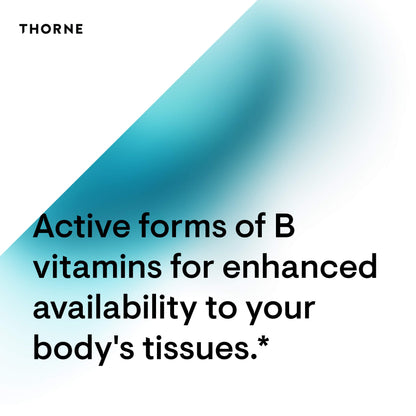 Thorne B Complex - B Vitamins in Their Active Forms - 60 Capsules
