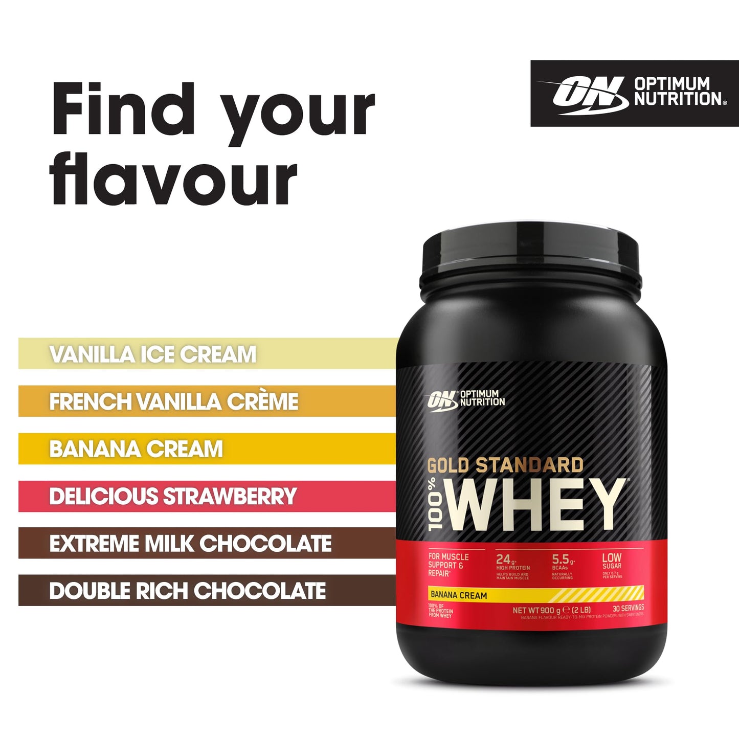 OPTIMUM NUTRITION Gold Standard Banana Cream 2lb