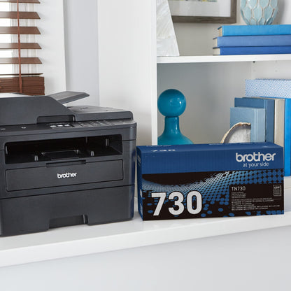 Brother Genuine Standard Yield Toner Cartridge, TN730, Replacement Black Toner, Page Yield Up To 1,200 Pages, Amazon Dash Replenishment Cartridge