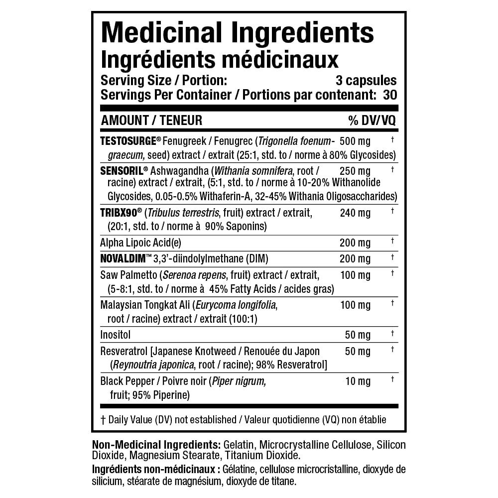 ALLMAX Nutrition - TestoFX - 5-stage Male Testosterone Support, 90 Count