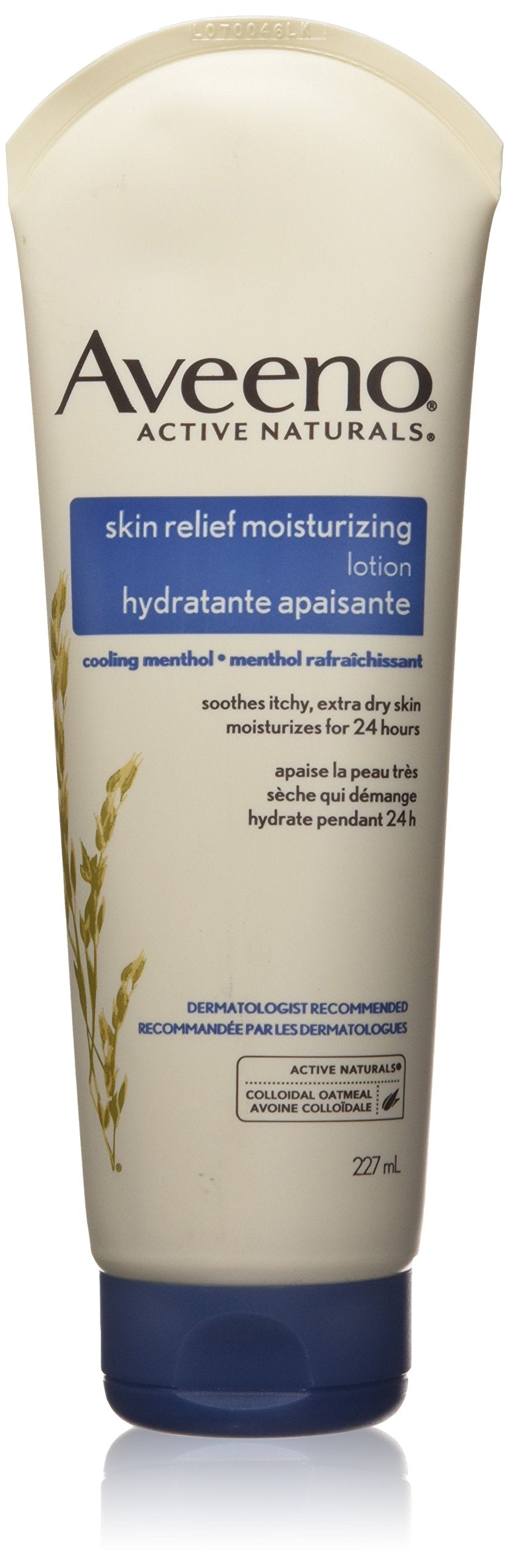 Aveeno Intense Relief Overnight Cream - Shea Butter, Colloidal Oatmeal - Dry Skin Lotion- Fragrance Free, 208 mL