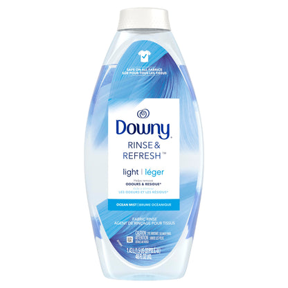 Downy Light Laundry Scent Booster Beads for Washer, Ocean Mist, 680 Grams, with No Heavy Perfumes