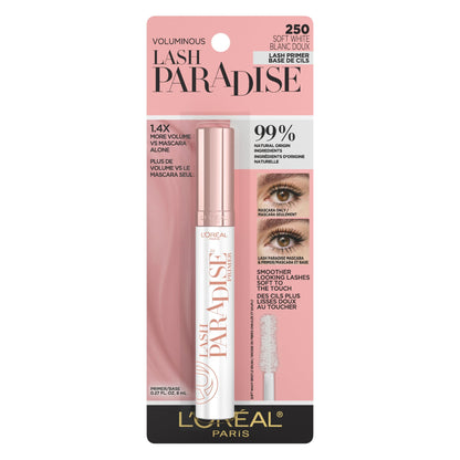 L’Oréal Paris Voluminous Lash Paradise Mascara, Lengthening Mascara, Volume & Length for Up to 24 Hours with Flower Oil Infused Conditioning Formula for Sensitive Eyes, Blackest Black, 0.28 fl. oz.