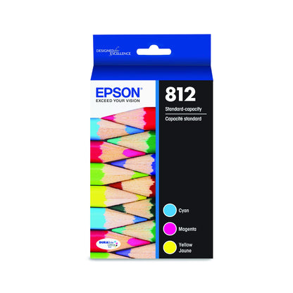 Epson T812 High Capacity Black and Standard Capacity Colour Combo (CMY) Pack Ink