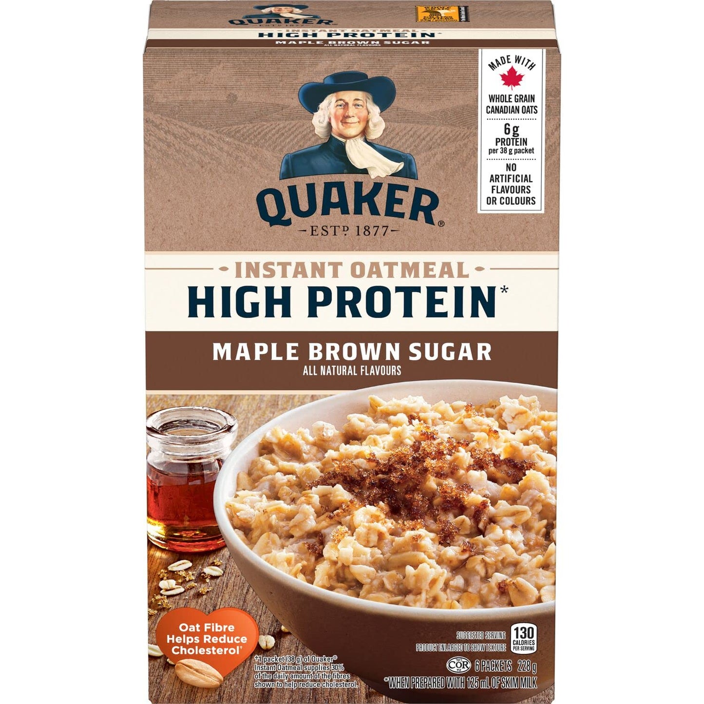Quaker Regular Instant Oatmeal, 10 Packets, 280g