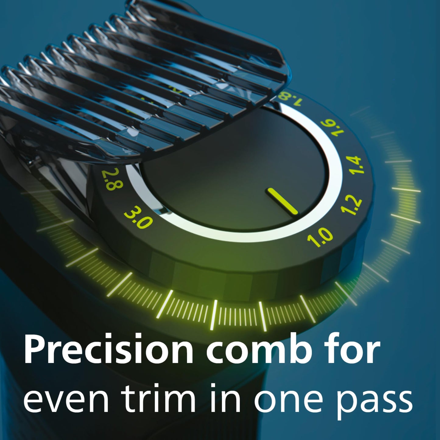 Philips Multigroom Series 3000 Cordless with 10 Trimming Accessories, Lithium-Ion and Storage Bag, MG3750/10