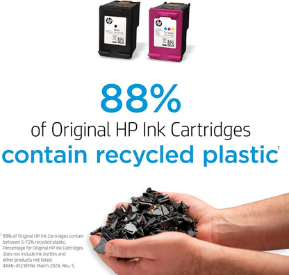 Original HP 67 Black Ink Cartridge | Works with HP DeskJet 1255, 2700, 4100 Series, HP Envy 6000, 6400 Series | Eligible for Instant Ink | 3YM56AN