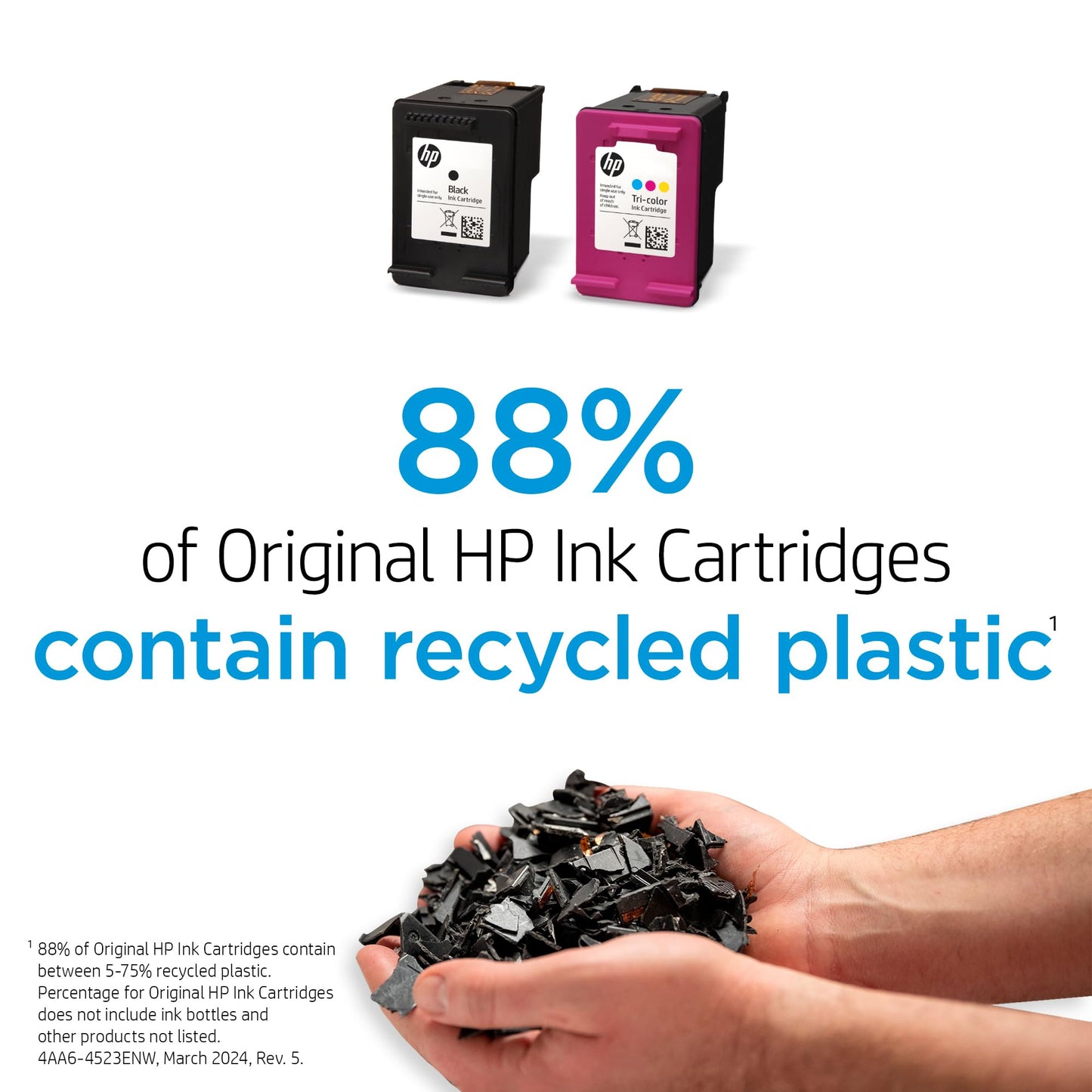 Original HP 63 Black/Tri-color Ink (2-pack) | Works with HP DeskJet 1112, 2130, 3630 Series; HP ENVY 4510, 4520 Series; HP OfficeJet 3830, 4650, 5200 Series | Eligible for Instant Ink | L0R46AN