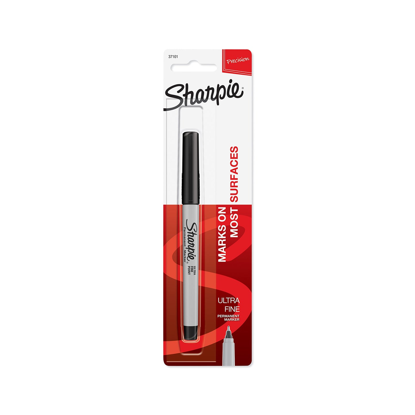 Sharpie Permanent Markers, Ultra Fine Point, Black, 2 Markers(37161)