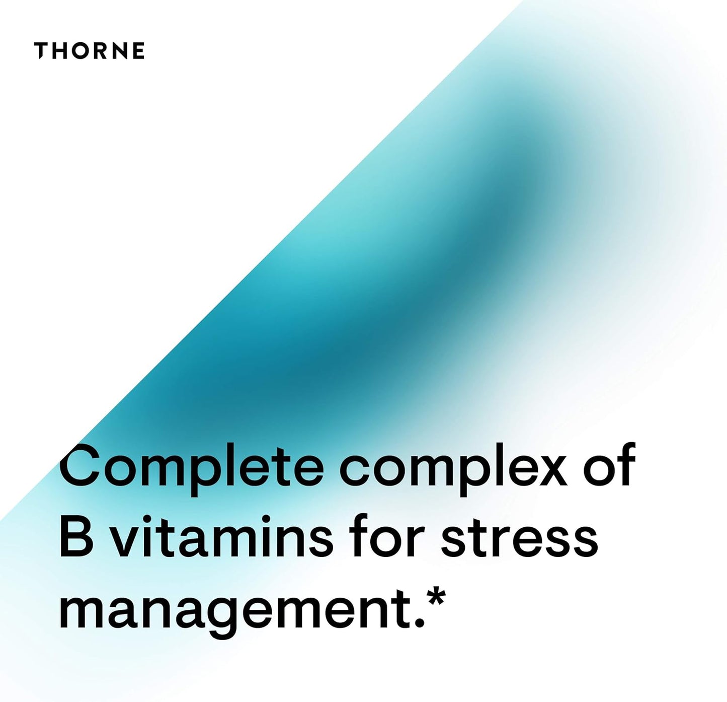 Thorne Stress B-Complex - Vitamin B Complex for Stress Support - 60 Capsules - 60 Servings