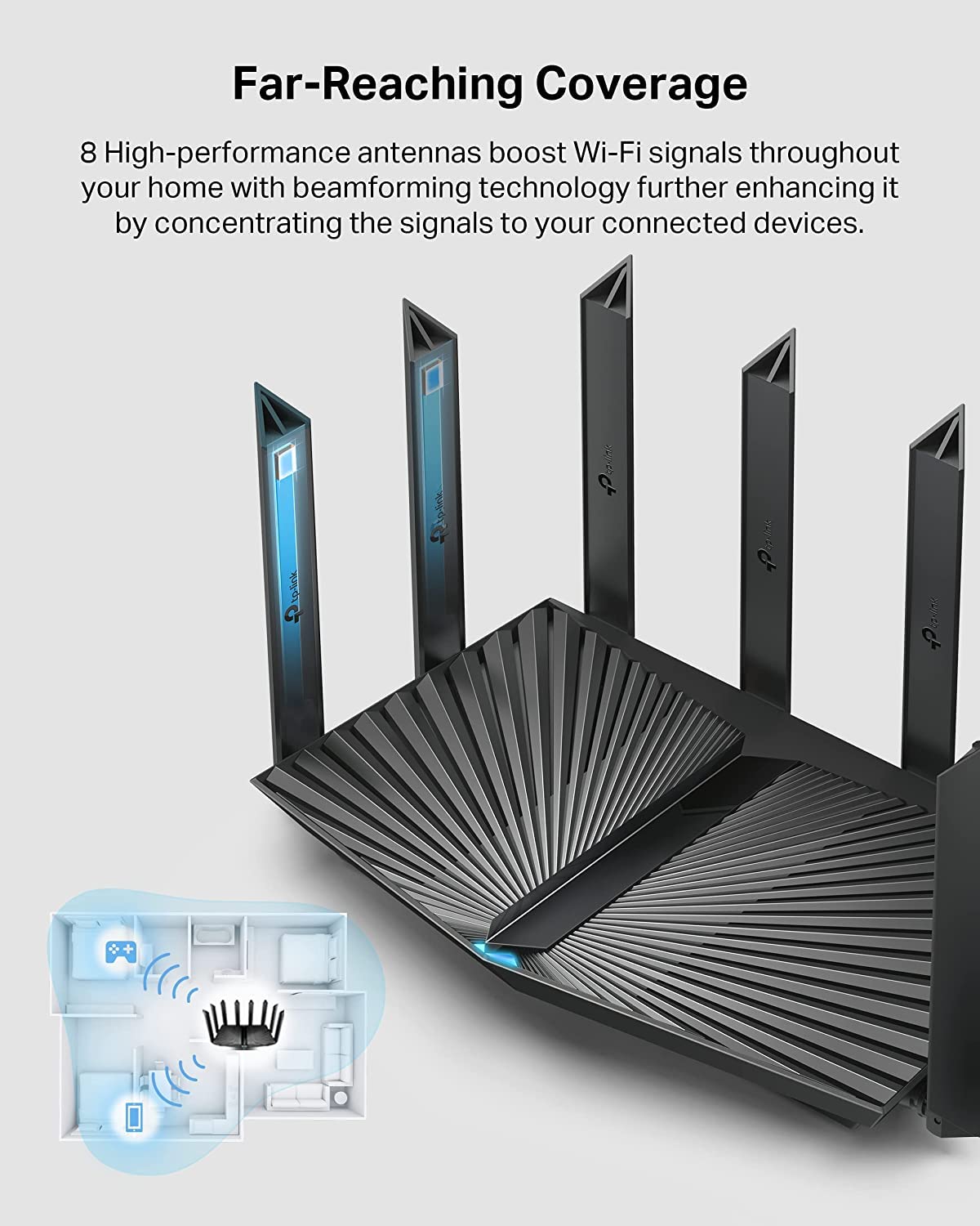 TP-Link AX1800 WiFi 6 Smart WiFi Router (Archer AX23) - Dual Band Gigabit Wireless Internet Router, OFDMA, Parental Controls, Long Range Coverage